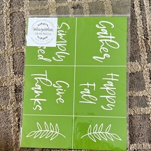 Magnolia Design Co reusable StencilFall Quafs
